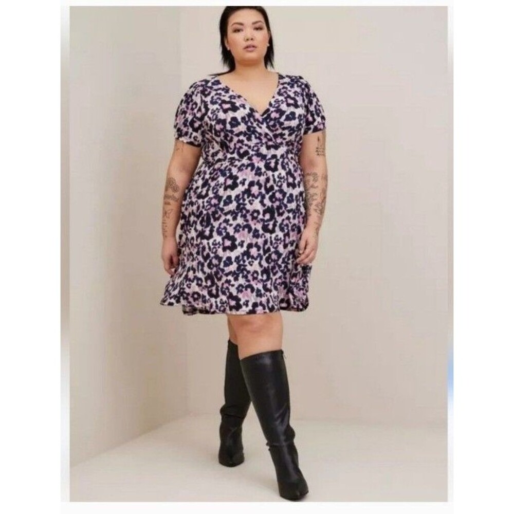 Torrid knit surplice dress nwot 0x
